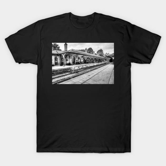 Knaresborough Railway Station T-Shirt by tommysphotos